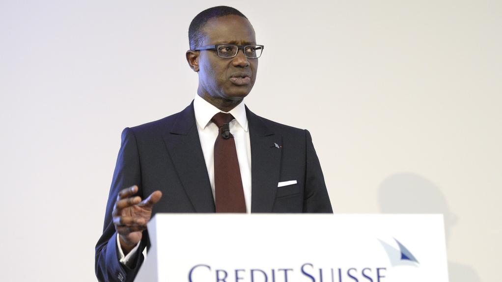 Tidjane Thiam, CEO de Credit Suisse, le 21 octobre 2015 à Zurich. [Keystone - Walter Bieri]