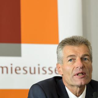 Heinz Karrer, président d'Economiesuisse. [Keystone - Laurent Gilliéron]