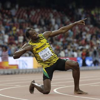 Usain Bolt. [Keystone - David J. Phillip]