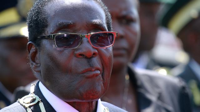 Robert Mugabe, 91 ans, est au pouvoir depuis l'indépendance du Zimbabwe en 1980. [AP/Keystone - Tsvangirayi Mukwazhi]