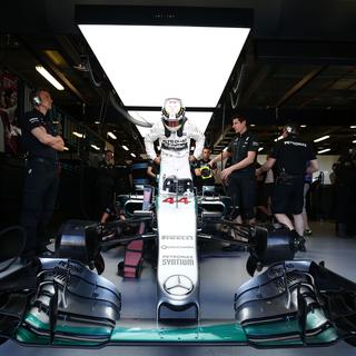 Lewis Hamilton au Grand Prix d'Australie le 13 mars 2015. [Hoch Zwei / Picture-Alliance / AFP]