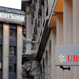Credit Suisse et UBS sont sous pression en Allemagne et en France. [AFP - Fabrice Coffirni]