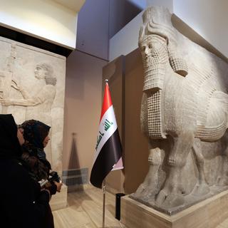 Le Musée national irakien de Bagdad a rouvert ses portes à fin février 2015. [AFP - Sabah Arar]