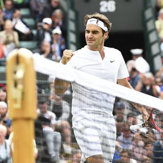 Federer devra se défaire du gratin du tennis mondial s'il entend remporter un 8e Wimbledon. [Keystone - Facundo Arrizabalaga]