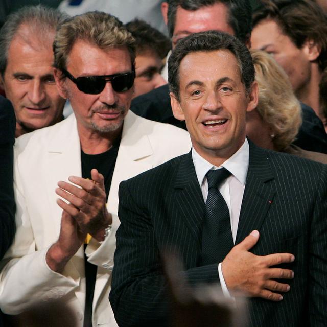 2007: l'année durant laquelle il apporte son soutien à Nicolas Sarkozy à l'élection présidentielle. Il mange d'ailleurs avec lui au Fouquet's le soir de la victoire du candidat UMP. [Philippe Laurenson]