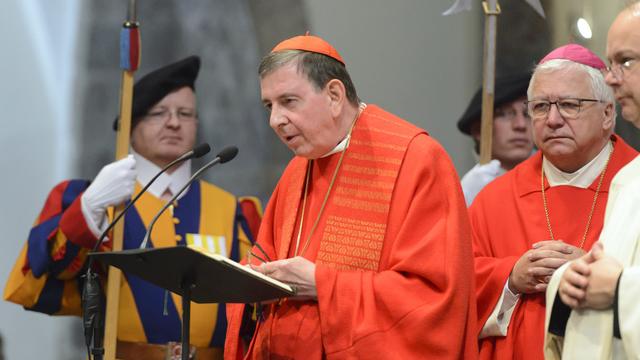 Le cardinal Kurt Koch représentait le pape lors de cette cérémonie de prière. [Keystone - Laurent Gilliéron]