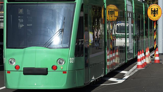 Inaugurée récemment, la ligne de tram bâloise qui rejoint l'Allemagne va être mise à contribution. [Georgios Kefalas]