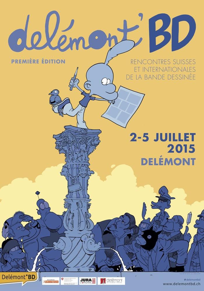 L'affiche de Delémont'BD créée par Zep.