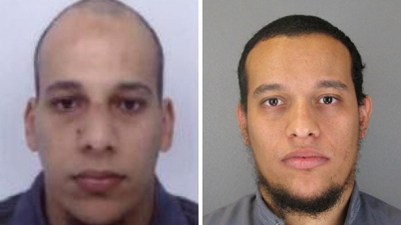 Les deux suspects recherchés par les autorités françaises dans la tuerie de Charlie Hebdo. [Police française]