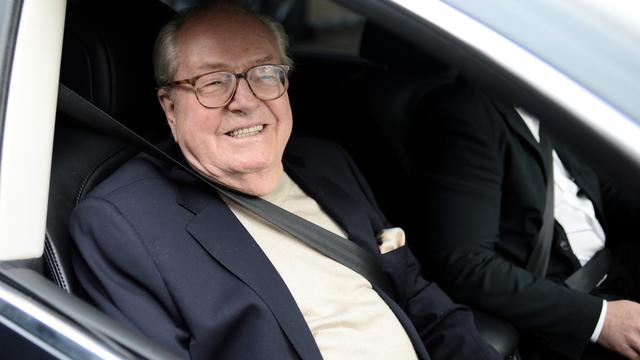 Jean-Marie Le Pen, le 4 mai dernier. [STEPHANE DE SAKUTIN]