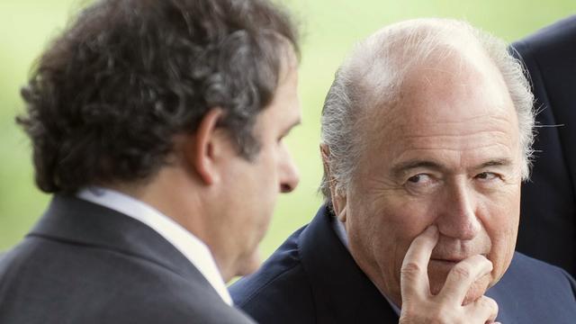 Platini et Blatter sont au plus mal. [Alessandro della Valle]