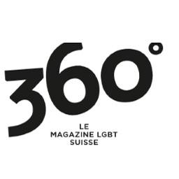 Le logo du magazine LGBT suisse 360°. [360°]