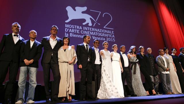 Les membres du jury du 72e festival du film de Venise. [AP - Andrew Medichini]