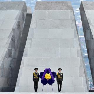 Le Mémorial du génocide arménien est situé sur les hauts de la capitale Erevan. [AFP - Kirill Kudryavtsev]