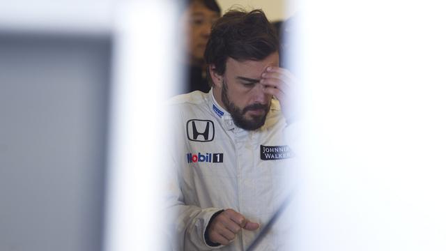 Alonso a passé 3 nuits à l'hôpital après son accident. [Miguel Morenatti]