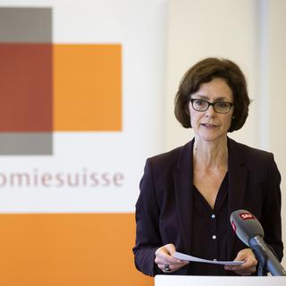 Monika Rühl, directrice d'Economisuisse. [Keystone - Peter Klaunzer]