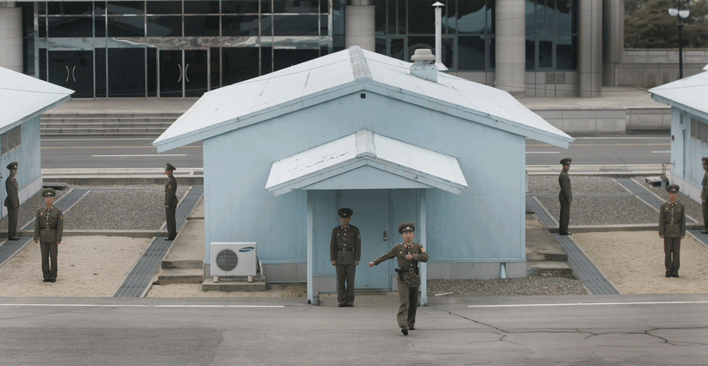 Soldat nord coréen à Pannumjon. [AFP - Lim Wui Liang]