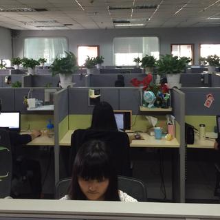 Les bureaux de l'Alliance sécuritaire, organisme qui participe à la censure des contenus sur internet, Chengdu, Chine. [RTS - Raphaël Grand]