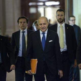 Le ministre français des Affaires étrangères Laurent Fabius a quitté les négociations. [AFP - Brendan Smialowski]