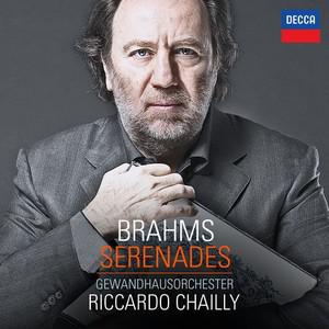 Pochette de l'album "Sérénades" de Brahms par Riccardo Chailly et l'Orchestre du Gewandhaus de Leipzig. [Decca]