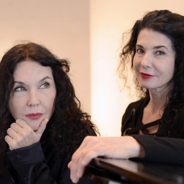 Les soeurs pianistes Katia et Marielle Labèque. [AFP - Bertrand Guay]