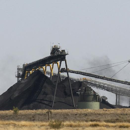 Une mine de charbon à Narrabri, à 450 kilomètres au nord-ouest de Sydney, en Australie.