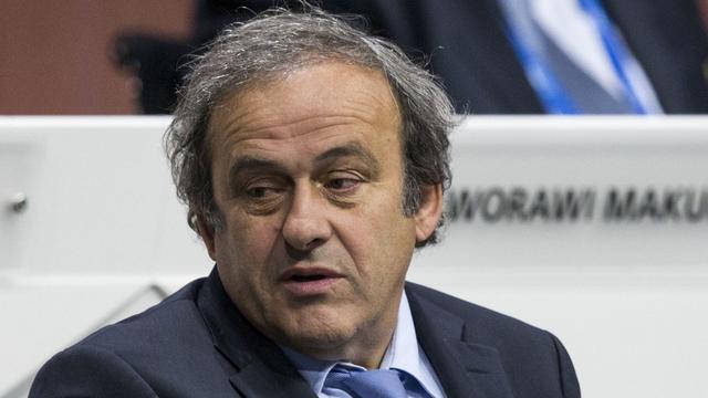 Pris dans la tourmente, Michel Platini réfute les accusations. [Patrick B. Kraemer]