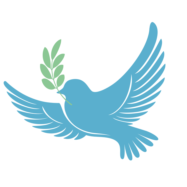 La colombe avec un brin d'olivier est l'un des symboles de la paix. [Fotolia - Mariia Pazhyna]