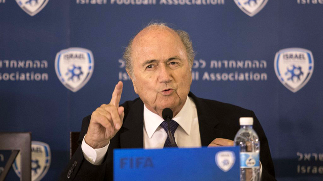 Sepp Blatter était lundi à Jérusalem. [EPA/Keystone - Abir Sultan]