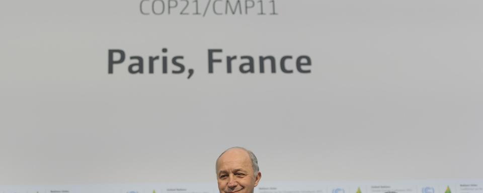 "Les choses vont dans le bon sens", estime Laurent Fabius. [afp - Jonathan Raa/NurPhoto]