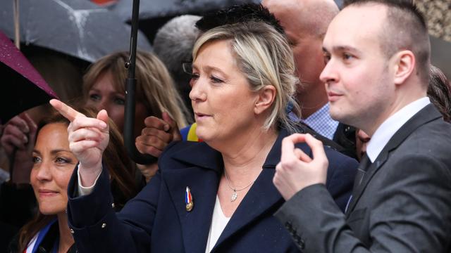 Le micro-parti de Marine le Pen "Jeanne" mis en examen pour escroquerie. [Citizenside / AFP - Michel Stoupak]