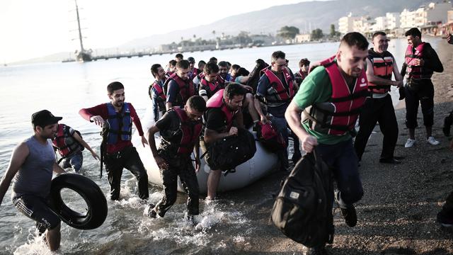 L'île grecque de Kos, notamment, est débordée par l’afflux de migrants. [AFP - ANGELOS TZORTZINIS]