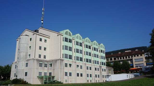 L'Hôpital du Jura, le site de Delémont. [RTS - Gaël Klein]