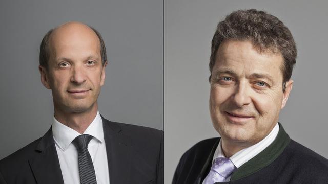 Le Valais sera toujours représenté au Conseil des Etats par deux PDC, Beat Rieder et Jean-René Fournier. [Keystone]