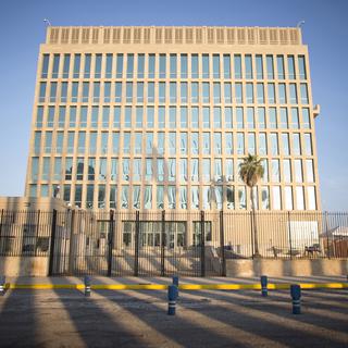 L'ambassade américaine à Cuba. [reu - Alexandre Meneghini]