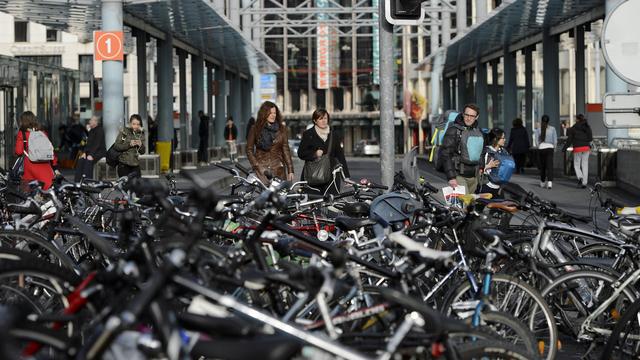 Seuls 2% des vélos volés à Genève sont retrouvés. [Martial Trezzini]