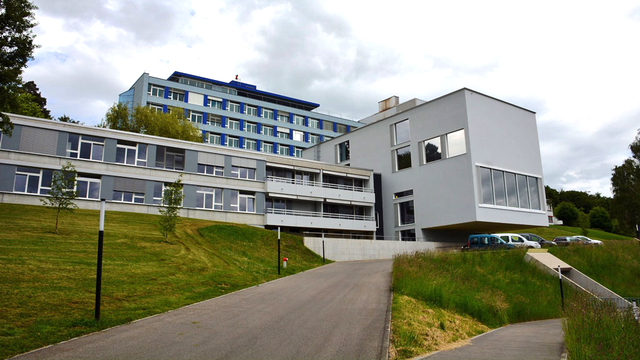 Le site de Porrentruy de l'Hôpital du Jura. [RTS - Gaël Klein]