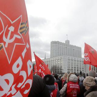 Les militants communistes avaient déjà protesté avant Noël à Moscou. [Maxim Shipenkov]