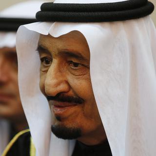 Le roi Salmane d'Arabie saoudite, photographié le 27 janvier dernier. [Jim Bourg]