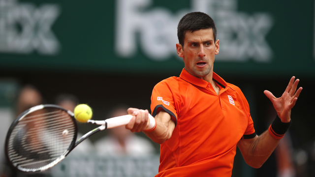 Novak Djokovic a profité d'un match idéal pour lancer sa campagne parisienne. [Michel Euler]