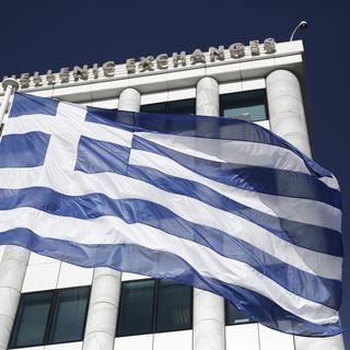 La bourse grecque, à Athènes, restera fermée durant une semaine. [AP/Keystone - Petros Giannakouris]
