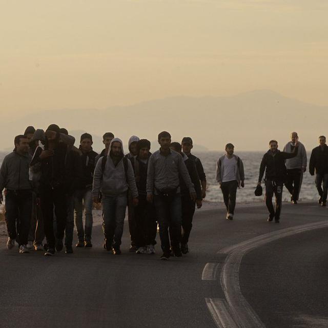 Le plus grand nombre de migrants est arrivé sur l'île de Mytilène. [EPA - ORESTIS PANAGIOTOU]