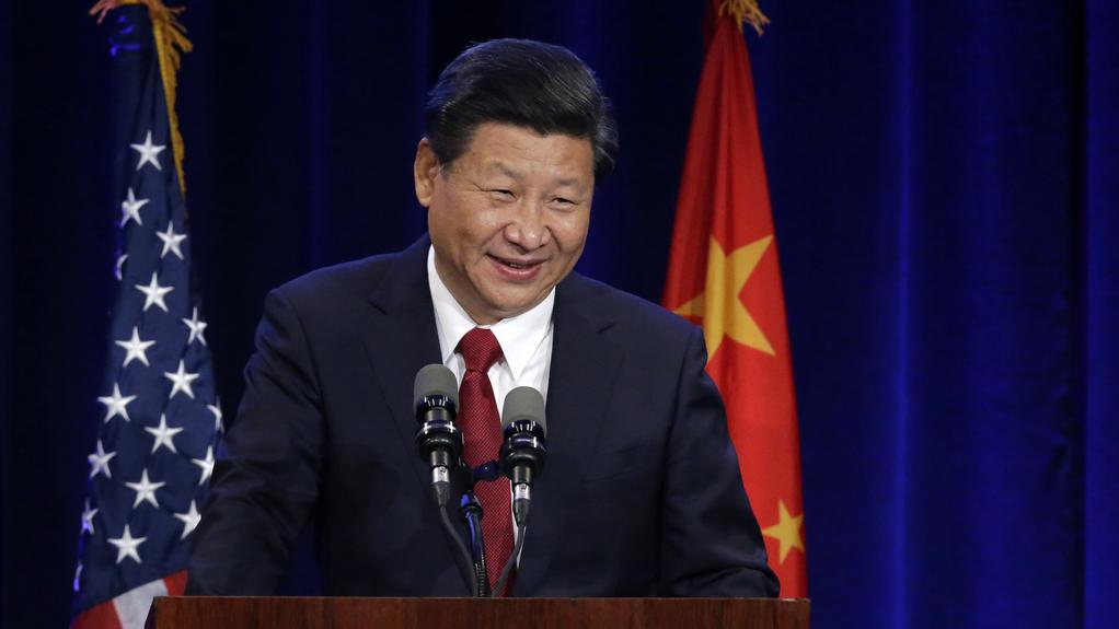 Le président chinois Xi Jinping s'est exprimé à Seattle lors d'un banquet. [AP Photo/Keystone - Ted S. Warren]