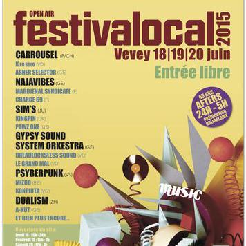 L'affiche du festival Festivalocal 2015. [DR]