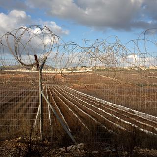 La frontière libano-israëlienne au sud du Liban. [AFP - Menahem Kahana]