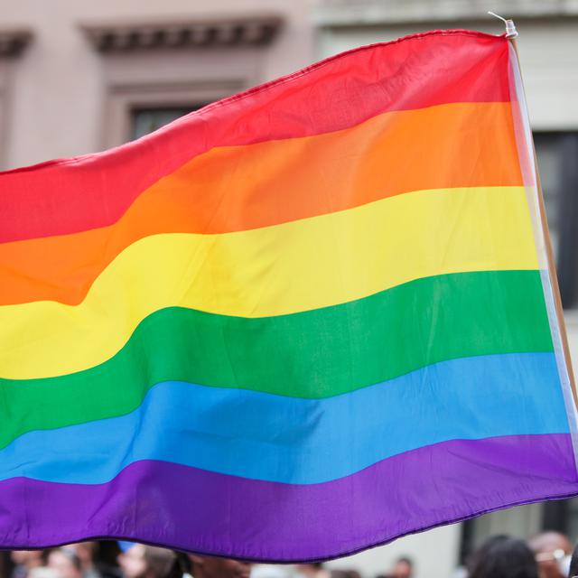 Le drapeau arc-en-ciel est un des emblèmes de la communauté lesbienne, gay, bi et trans (LGBT). [Fotolia - rdstockphoto]