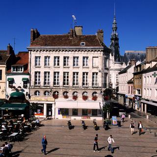 Le centre-ville de Sens, dans l'Yonne. [hemis.fr/AFP - Bertrand Rieger]