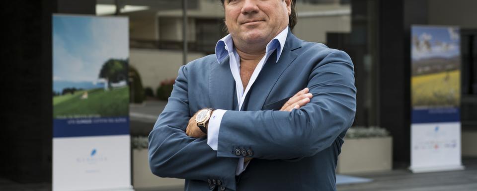 Antoine Hubert, directeur du groupe Genolier. [Keystone - Jean-Christophe Bott]