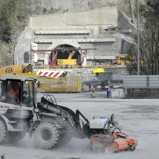 Une vue sur le chantier du CEVA, débuté en novembre 2011.