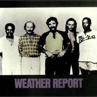 La pochette d'un vinyl LP album de 1981 du groupe Weather Report. [Label CBS/Sony]